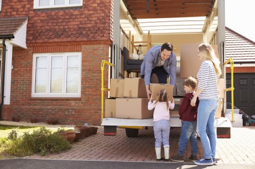 Removal team supporting a home move in Hammersmith