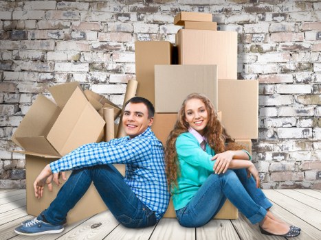Van removal service handling boxes and household items in Hammersmith