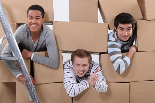 Furniture loading support for a Hammersmith home move