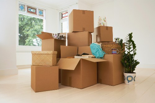 Careful box preparation for a flat in Hammersmith