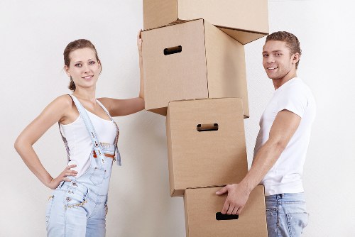 Local removals team handling access and loading in Hammersmith